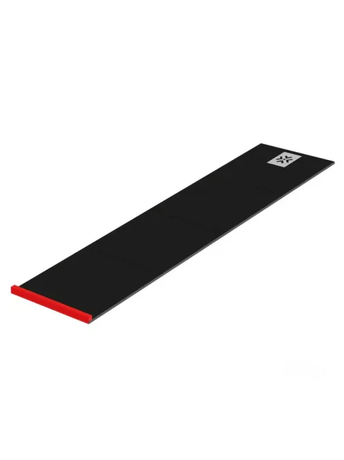 Darts szőnyeg Bullet Puzzle fekete, piros dobóléccel (dart mat)