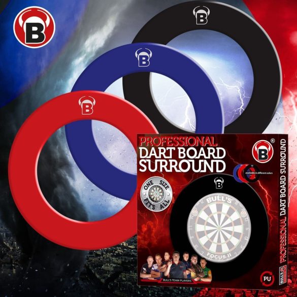Bull's Pro Dart darts falvédő FEKETE (10 db)