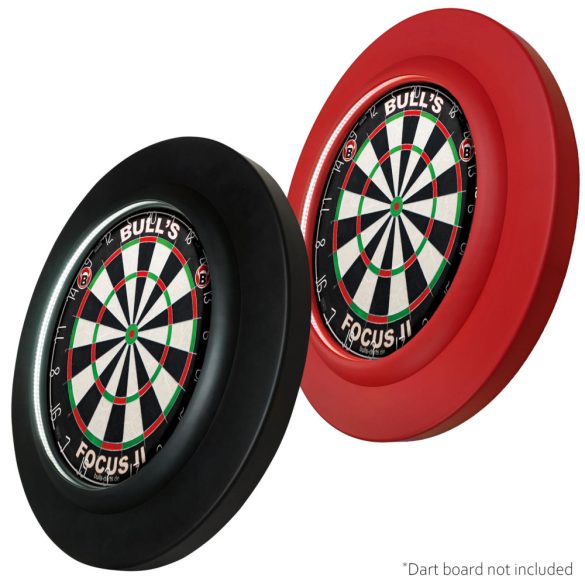 Bull's Complete Licht complete darts set (tournament board, mat, LED wall protector)