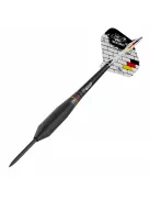 dart szett steel  BULL'S Martin Schindler "THE WALL" Black Brass 23gr