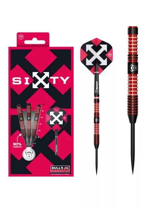 Dart szett Bull's  Sixty S1, steel, 23g, 90%