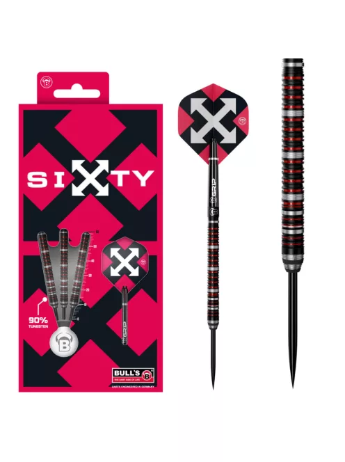 Dart szett Bull's  Sixty S2, steel, 21g, 90%