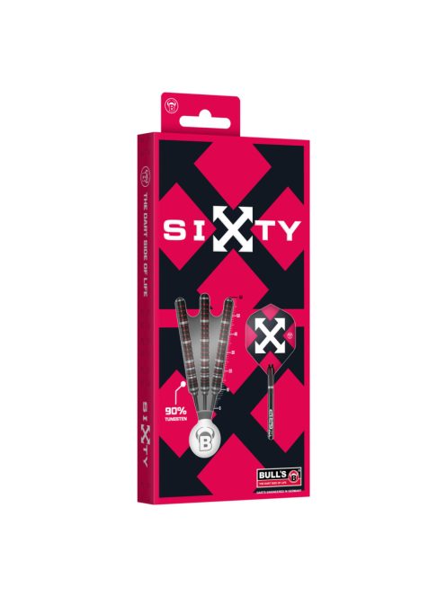Dart szett Bull's  Sixty S2, steel, 25g, 90%