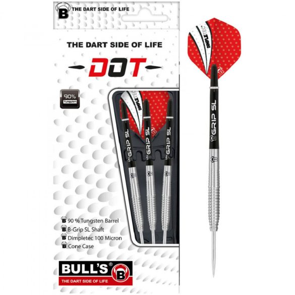 Dart set Bull's DOT D1 steel 22gr 90%