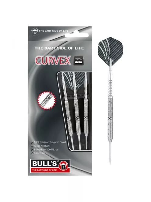 dart set steel Bull's Curvex C2 22gr 90%