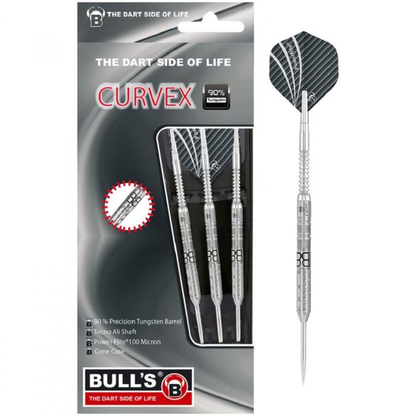 dart set steel Bull's Curvex C2 22gr 90%