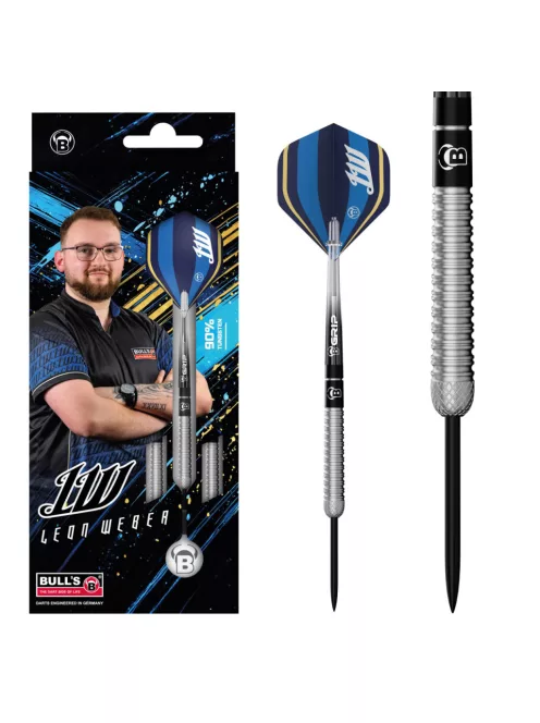 Dart szett Bull's  Leon Weber, steel, 25g, 90%