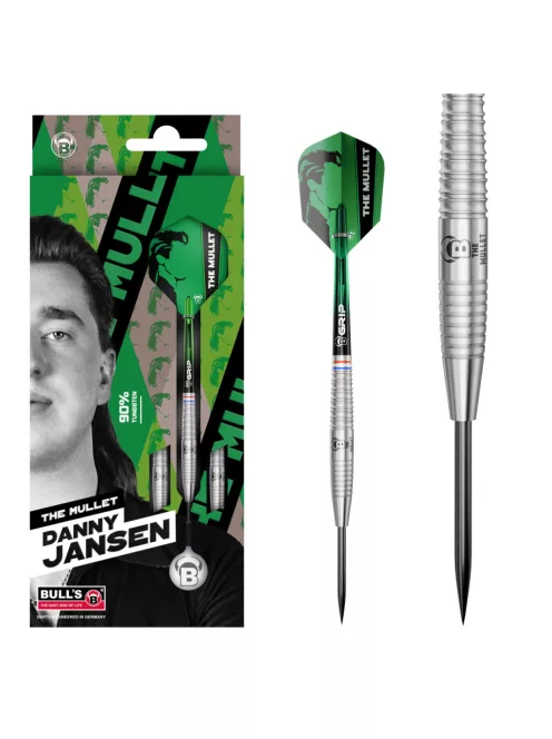 Dart szett Bull's  Danny Jansen G2, steel, 22g, 90%