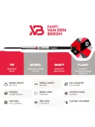Dart szett Bull's Xanti Van den Bergh, steel, 22g, 90%