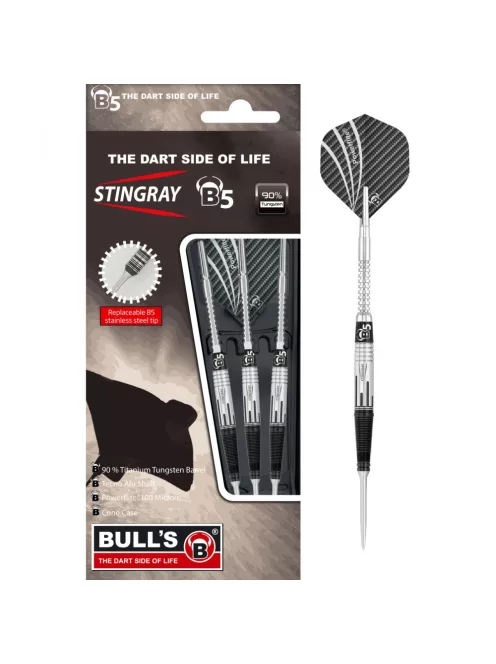 dart set steel Bull's Stingray B5 22gr 90% titanium