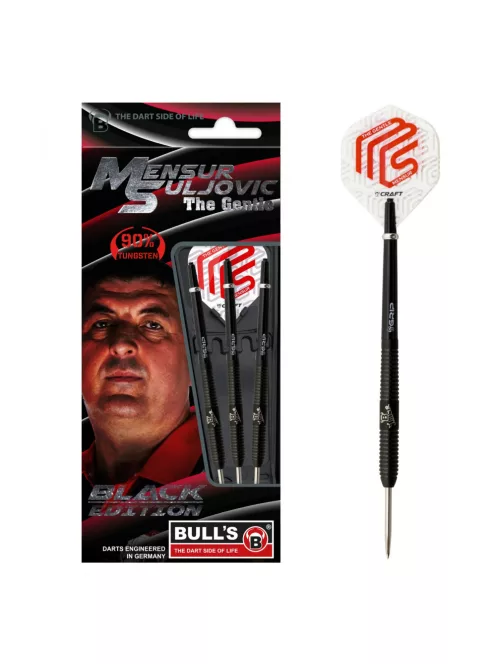 dart set steel Bull's Champion Black edt.Mensur Suljovic 21gr (2020)