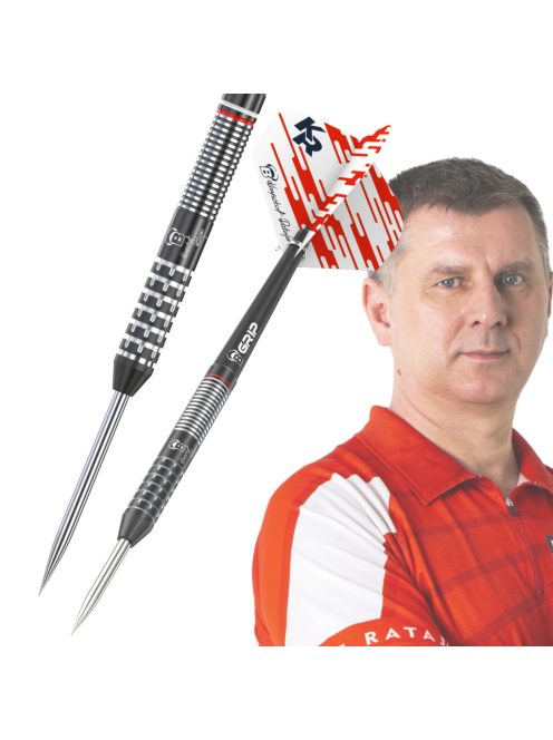dart nyíl Bull’s steel Krzysztof Ratajski Generation 2 Black Edition  22gr 90%