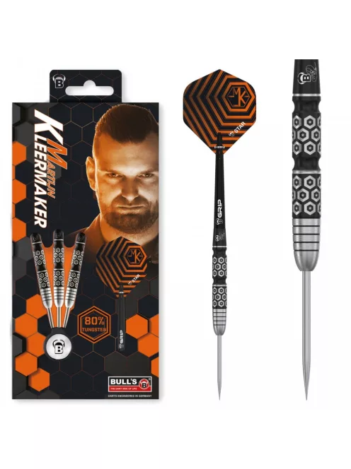 Dart set BULL'S Martijn Kleermaker Steel 23g 90%