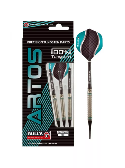 dart set Bull's Artos AR1 soft Mint 20gr 80%