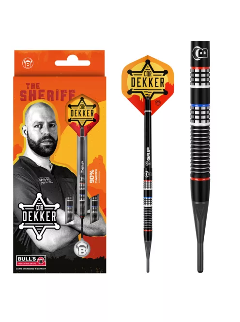 Dart szett Bull's  Cor Dekker, soft, 20g, 90%