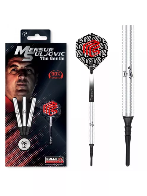 Dart set BULL'S Mensur Suljovic Soft 18g 90%