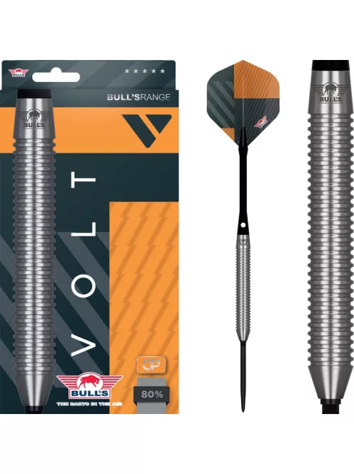 Darts szett steel Bulls NL Volt Orange CP, 25g 80%