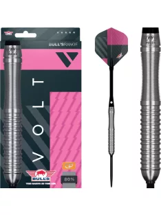 Darts szett steel Bulls NL Volt Pink CP, 24g 80%