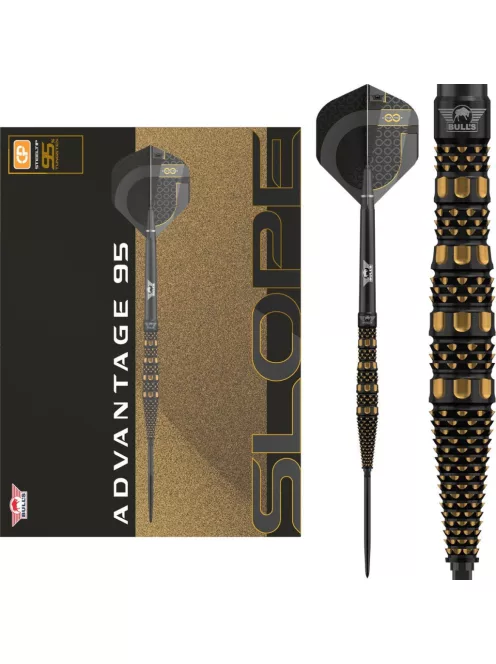 Darts szett steel Bulls NL Advantage 95 Slope CP, 24g 95%