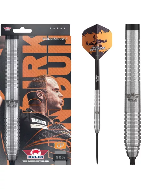 Darts szett steel Bulls NL Dirk Van Duijvenbode Original CP, 23g 90%