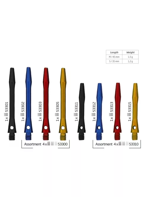 Bull's Darts Shank Simplex short gold