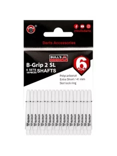 Bull's 6 pack, fehér B-Grip szár