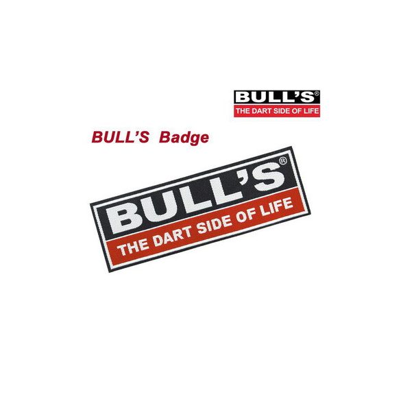 felvarrható textil Bull's logo