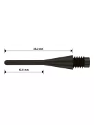 BULL'S Darts hegy Longlife Piros 6mm (2BA) standard menetes 100db/csomag