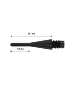 Bull's dart hegy Longlife Short fehér 6mm, 100db/csomag