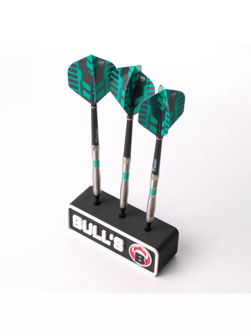  Bull's dart dock, mini darts szett tartó, 1 szett részére, falra is tehető, fekete
