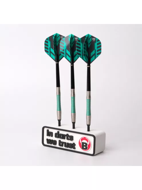 Bull's dart dock, mini darts szett tartó, 1 szett részére, falra is tehető, fehér