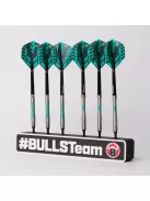 Bull's dart dock, mini darts szett tartó, 2 szett részére, falra is tehető, fekete