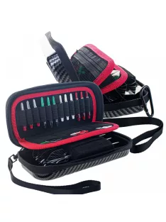 Dart case BULL'S Orbis HS S Dartcase carbon grey