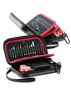 Dart case BULL'S Orbis HS XL Dartcase carbon grey