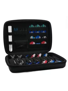 dart tok BULL'S Orbis 3XL Dartcase carbonszürke