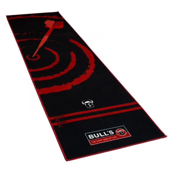 dart mat soft Bull's "140" red (80cm wide)