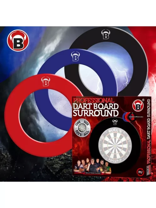 Bull's Pro Dart wall protector in black