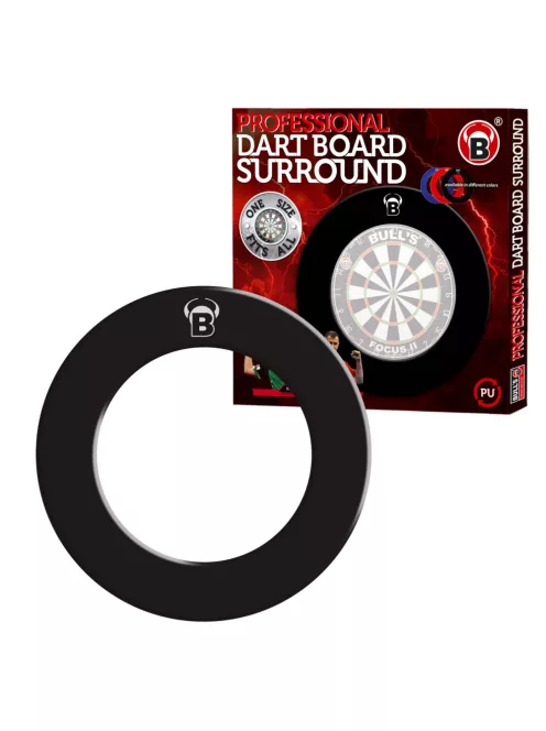 Bull's Pro Dart wall protector in black