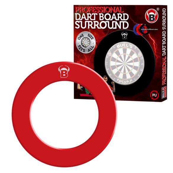 Bull's Pro Dart wall protector in red