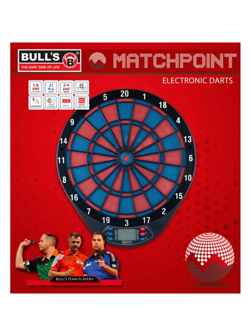 Bull's Matchpoint electric darts board (2 year warranty!)