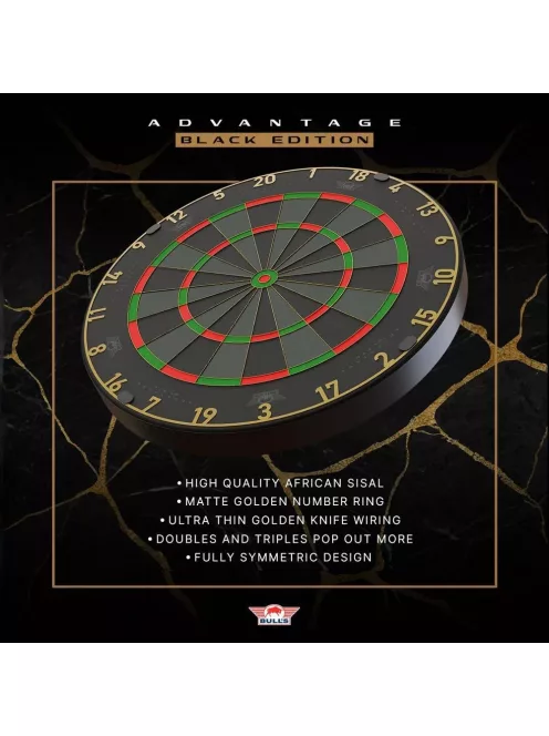 dart tábla sisal Bull's NL Advantage Black