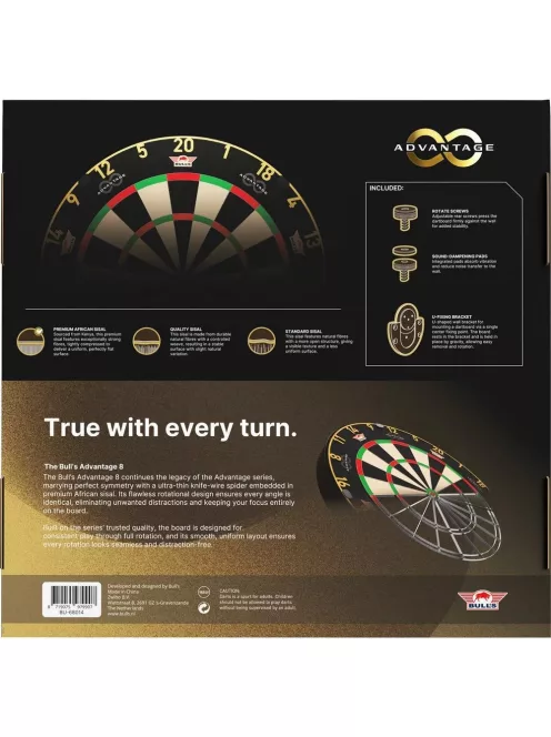 dart tábla sisal Bull's NL Advantage 8
