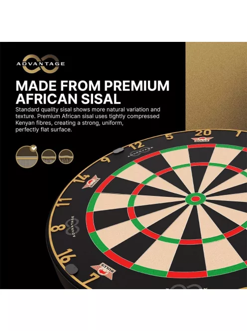 dart tábla sisal Bull's NL Advantage 8