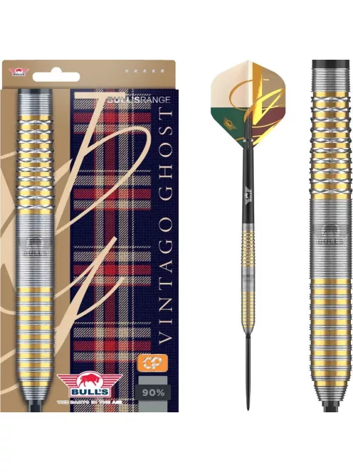 Darts szett steel Bull's NL CP Vintago Ghost, 24g 90%