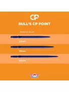 Darts fémhegy Bull's NL CP, gyűrűs kék 40mm