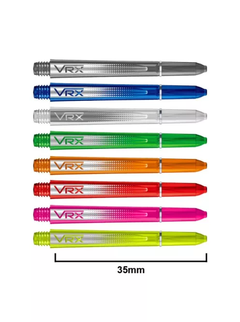 Dart shaft Red Dragon VRX plastic translucent, short 35mm