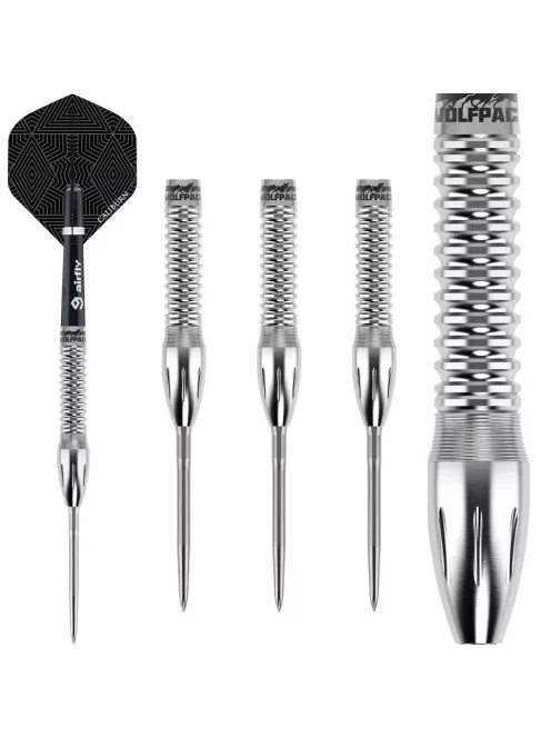 darts szett steel Caliburn Wolfpack W4 steel - 20gr, 90%