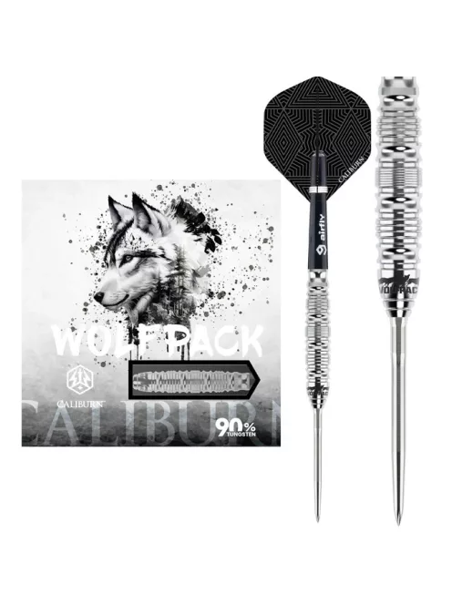 Dart szett steel Caliburn Wolfpack steel W5, 22g, 90%