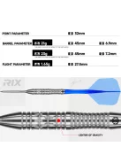 Darts szett steel Caliburn RIX R2 21g 90% wolfram