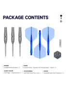 Darts szett steel Caliburn RIX R3 23g 90% wolfram